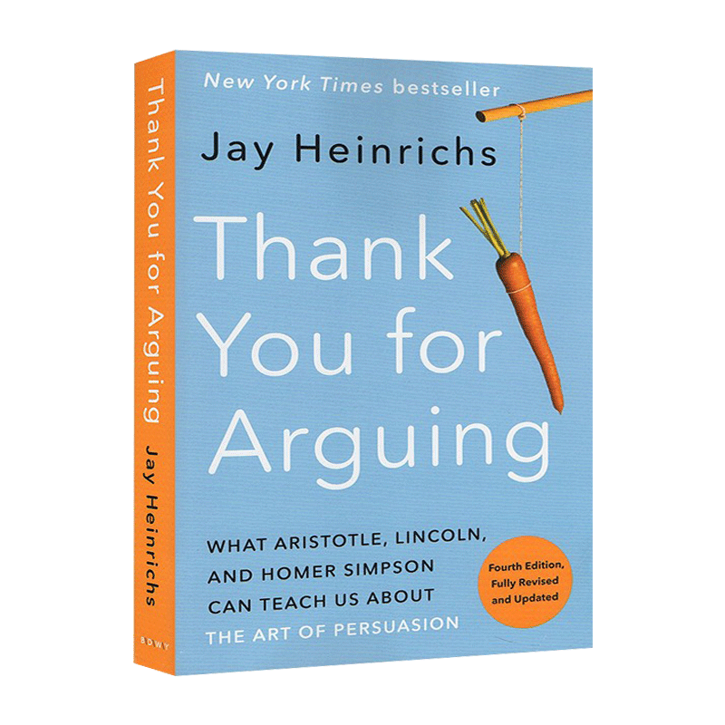 英文原版 Thank You for Arguing Fourth Edition Revised and Updated 谢谢你的争论 第四版 修订和更新 英文版 进口英语书籍