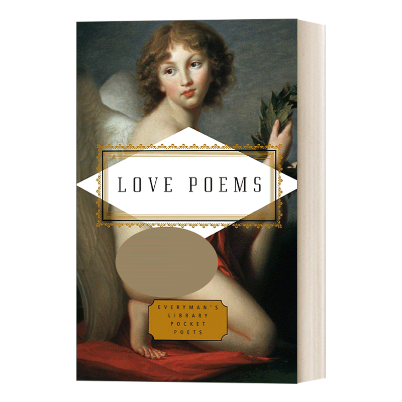 英文原版 Love Poems Everyman's Library Pocket Poets Series爱情诗人人图书馆精装收藏版 Peter Washington英文版进口书-图0