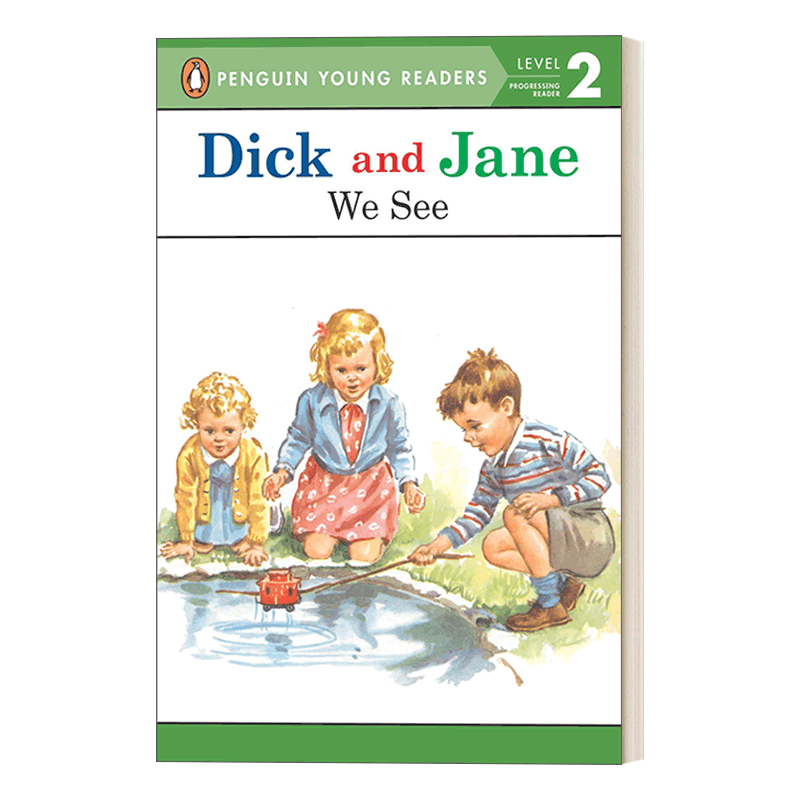 英文原版 Dick and Jane We See- Penguin Young Readers Level 2迪克和简我们观察企鹅青少分级阅读2级进口英语原版书籍-图0