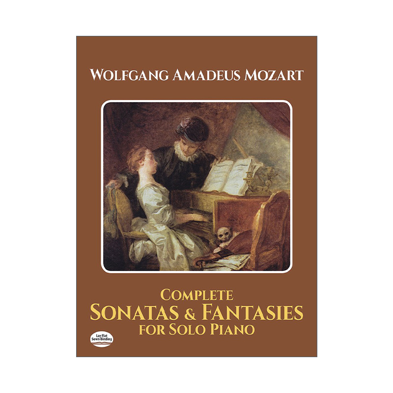 英文原版 Complete Sonatas and Fantasies for Solo Piano Dover Classical Piano Music 莫扎特钢琴奏鸣曲与幻想曲全集 英文版 - 图0