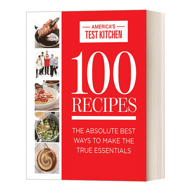 英文原版 100 Recipes The Absolute Best Ways To Make The True Essentials 100个制作真正必需食品的绝佳食谱英文版进口英语书-图0