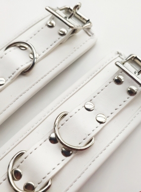 皮质脚环高品质涤棉皮手环 大小可调