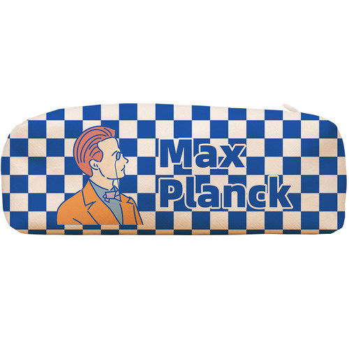 Planck普朗克日系大容量帆布笔袋定制手绘科学家学生铅笔袋文具盒 - 图3