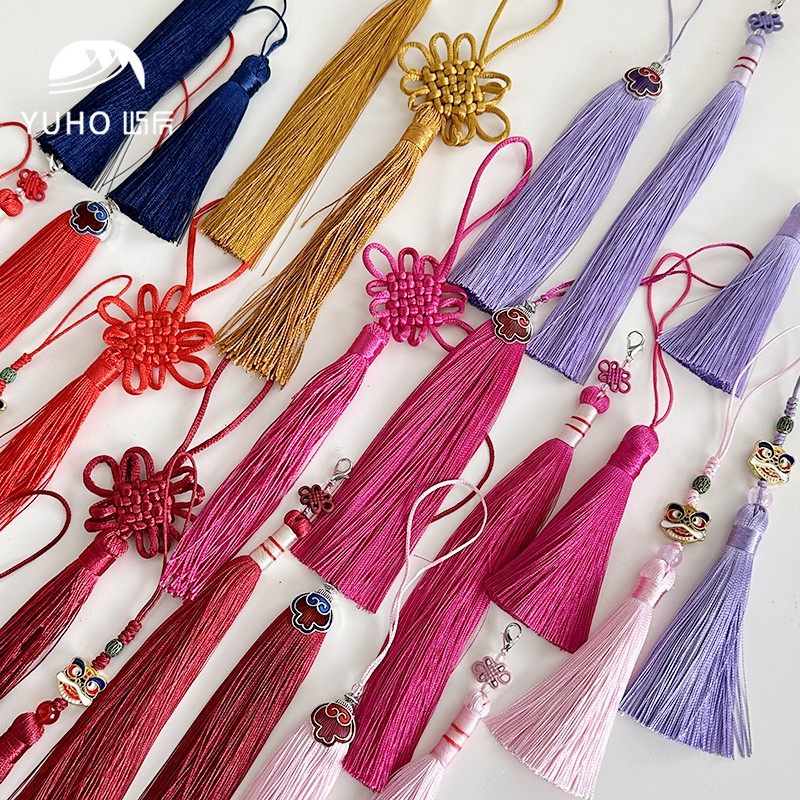 屿后 中国结流苏挂件年宵福桶装饰搭配花店DIY材料过年平安扣挂饰,淘宝优惠券,粉丝福利购,淘宝优惠卷