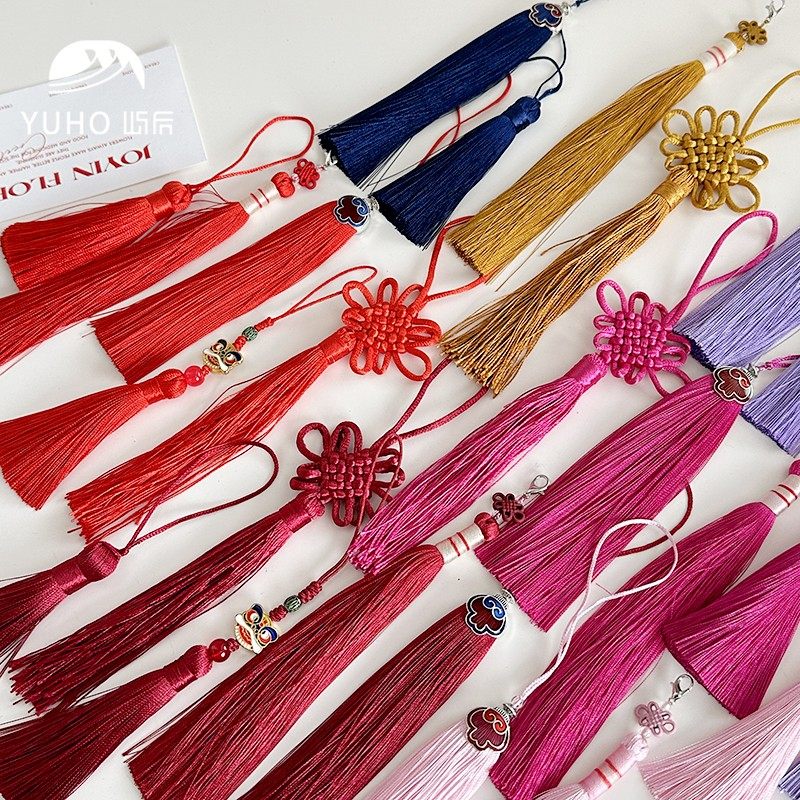 屿后 中国结流苏挂件年宵福桶装饰搭配花店DIY材料过年平安扣挂饰,淘宝优惠券,粉丝福利购,淘宝优惠卷