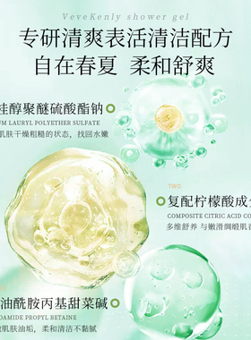 英国品牌vevekenly沐浴露香水型
