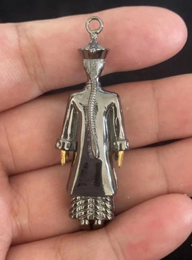 【僵尸】复古清朝风吊坠时尚个性独特国潮挂件项链新中式挂坠颈链