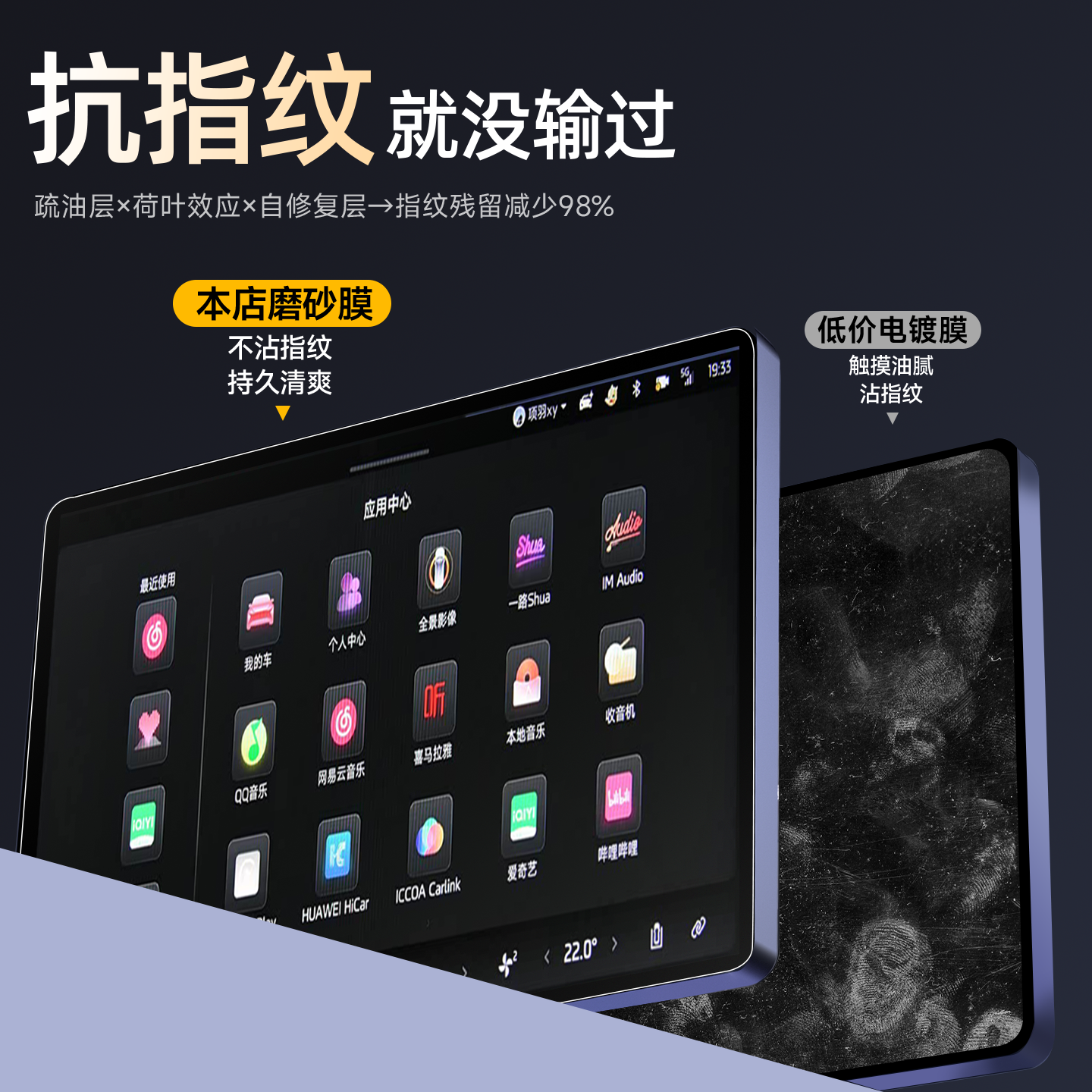 26款适用智己LS6中控贴膜屏幕钢化膜车内装饰配件用品保护膜改装