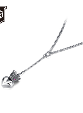 NATIVE STRANGER3D大皇冠心项链925银