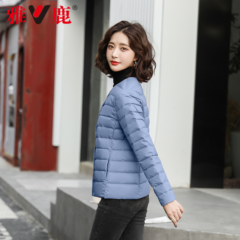 雅鹿轻薄羽绒服女短款内穿 年新款超薄款羽绒内胆女款轻便内搭 2021 雅鹿轻薄羽绒服女短款内穿 年新款超薄款羽绒内胆女款轻便内搭 2021