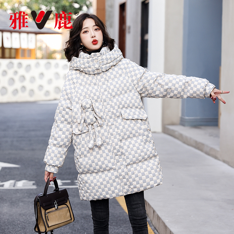 雅鹿羽绒服女 年新款时尚连帽宽松白鸭绒送玩偶加厚保暖外套冬 2022 雅鹿羽绒服女 年新款时尚连帽宽松白鸭绒送玩偶加厚保暖外套冬 2022