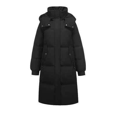 雅鹿中长款巨好看的羽绒服女