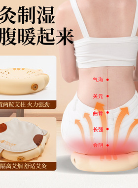 陶瓷熏蒸仪猫猫灸艾灸蒲团坐灸仪私密会阴灸家用温灸罐坐灸随身灸