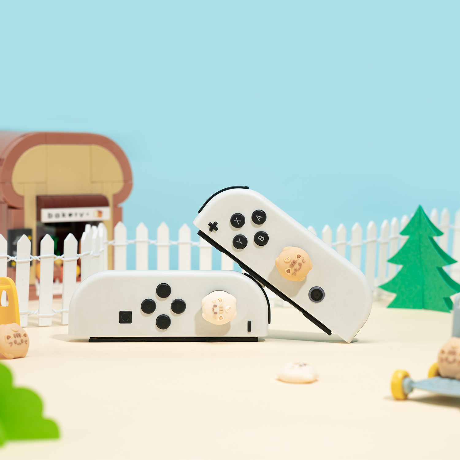 极想任天堂switch摇杆帽游戏猫猫按键帽可爱卡通lite硅胶防滑手感oled左右手柄摇杆保护套NS键帽游戏周边配件,淘宝优惠券,粉丝福利购,淘宝优惠卷