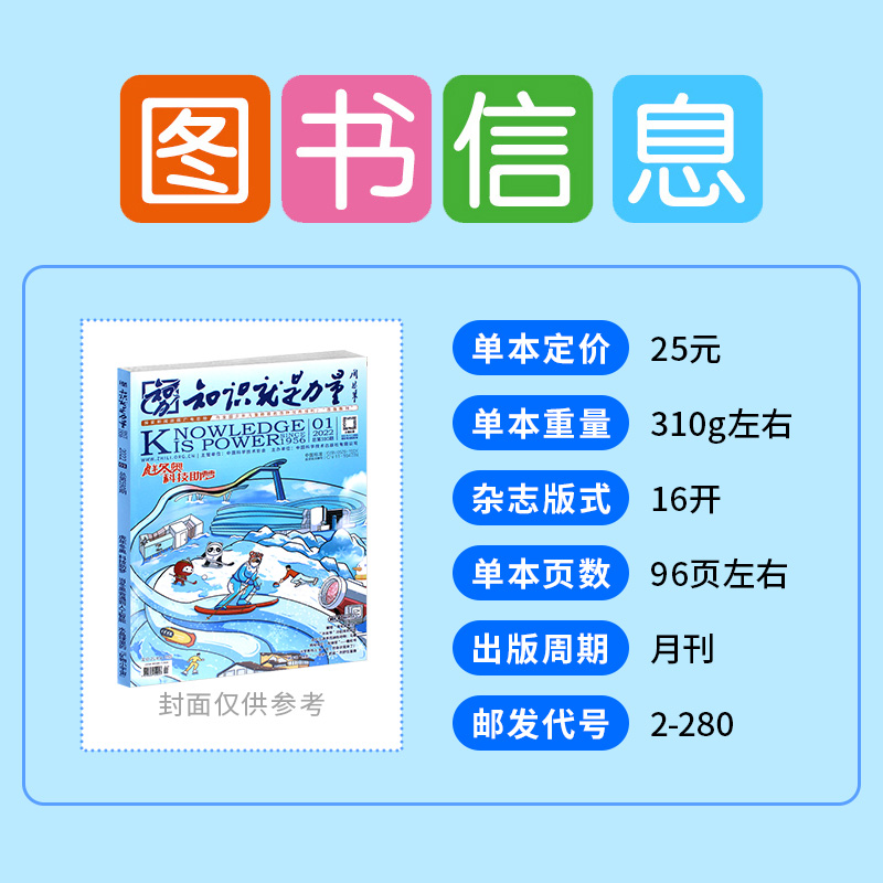 过刊清仓 知识就是力量杂志2024年1-5月现货全年半年订阅2023/2022年打包10-18岁青少年趣味科学探索百科发现地理历史 - 图1