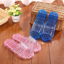 New Pint Bathroom Slippers Women Summer Romance Q Lovers Home Wash Room Crystal Sandals Sandals Shoes Non-slip Leaks With Shower