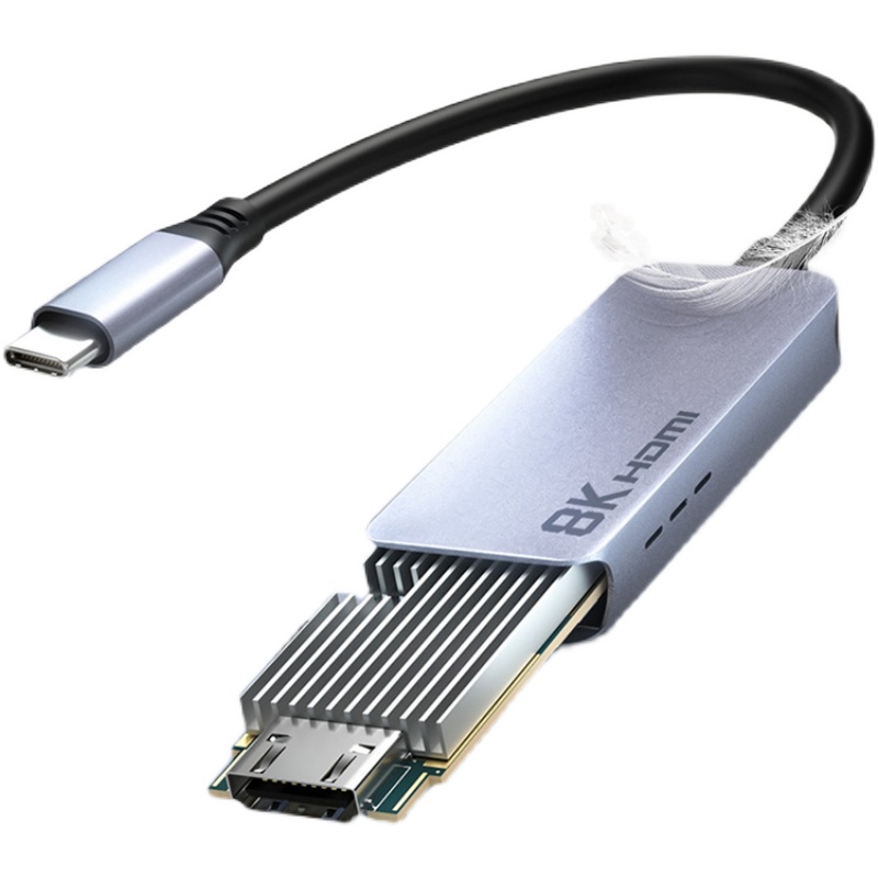 Type-C转HDMI2.1转换器USB-C高清拓扩展坞DP转HDMI8K60Hz/4K120Hz - 图3