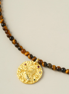 ZIVGREY美拉德虎眼石项链