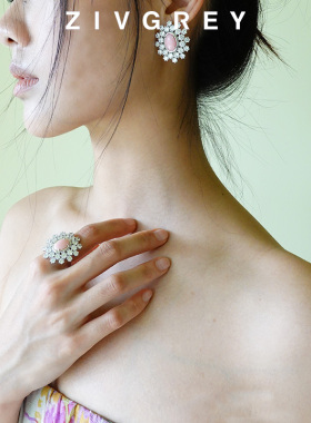ZIVGREY女皇贝开口戒指