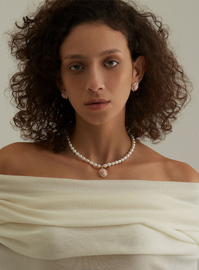 ZIVGREY女皇贝高级感珍珠项链