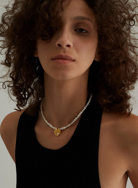 ZIVGREY树叶项链女轻奢