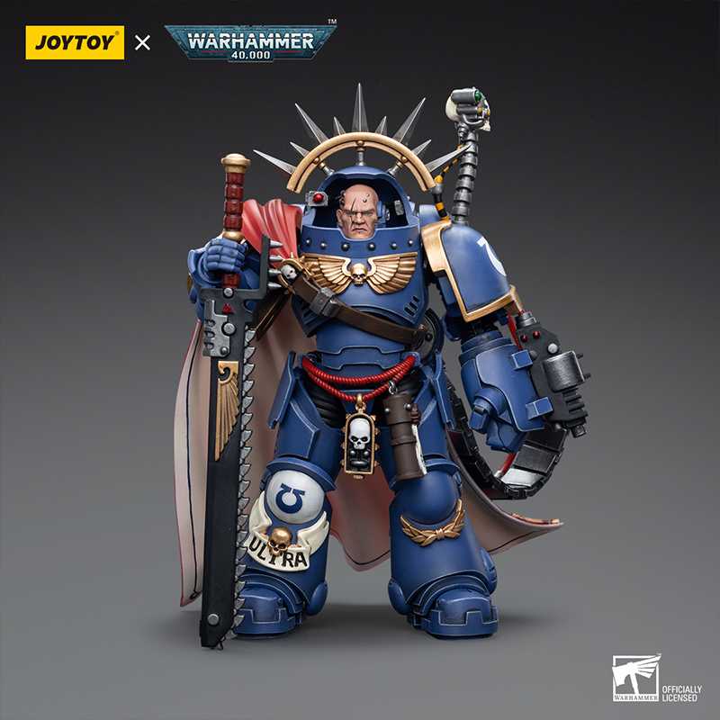 JOYTOY暗源战锤40K极限战士 重装型装甲连长1：18可动兵人模玩