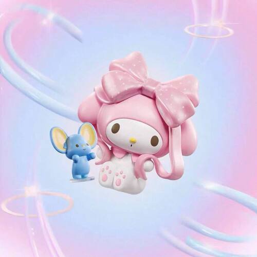 新品 名创优品Sanrio characters心意蝴蝶结系列盲盒潮玩摆件手办 - 图3