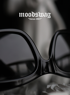 墨守偏光方休闲女大框太阳镜