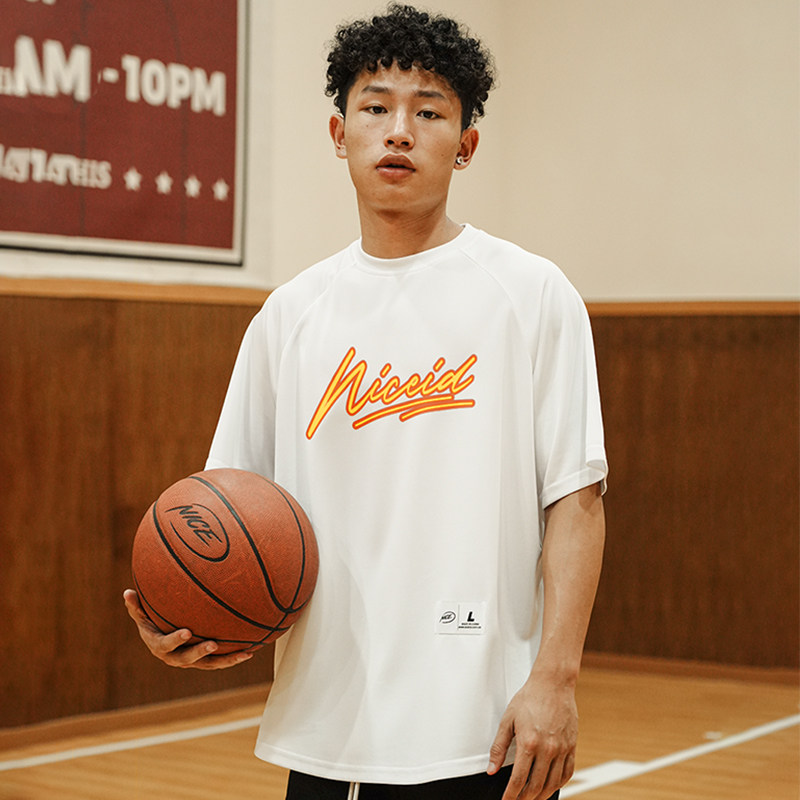 NICEID NICE运动速干短袖宽松篮球短袖超正版型圆领训练T恤,淘宝优惠券,粉丝福利购,淘宝优惠卷