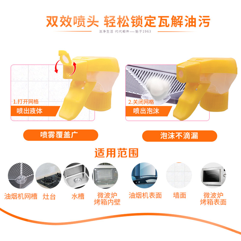 白猫强效油污净厨房重油污清洁剂油烟机灶台强力去污除垢抑菌家用,淘宝优惠券,粉丝福利购,淘宝优惠卷