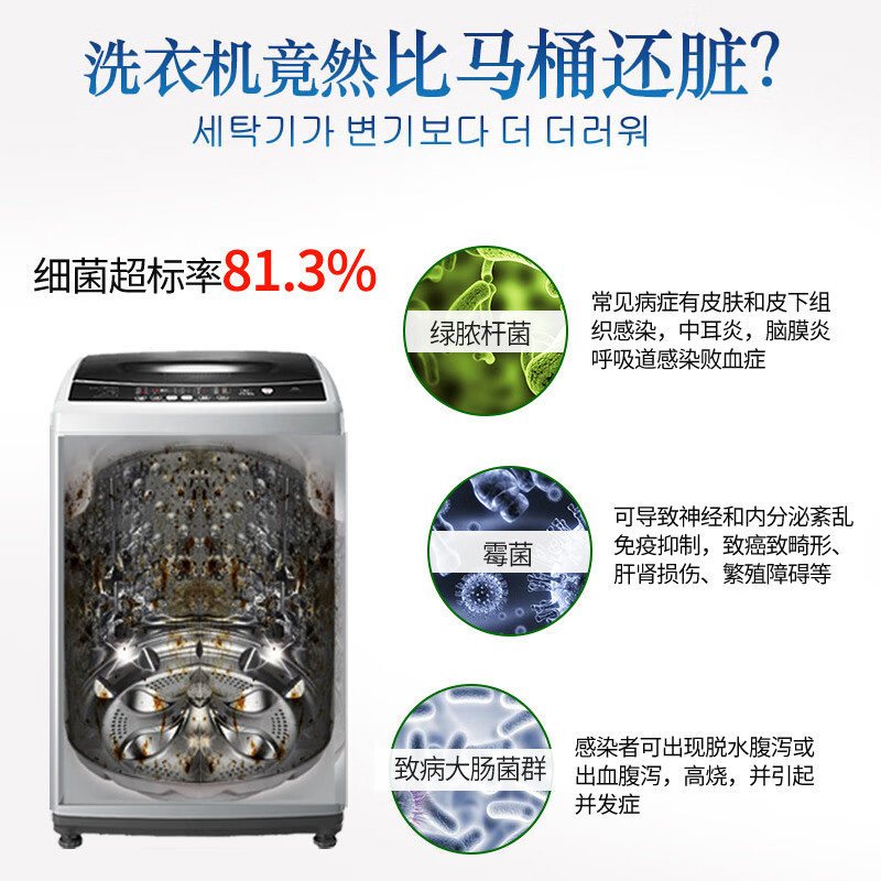 臻图洗衣机槽清洁剂强力除垢抑菌去污全自动波轮滚动专用家庭装,淘宝优惠券,粉丝福利购,淘宝优惠卷