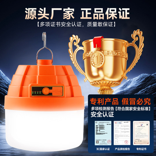 Bombilla LED recargable para exteriores