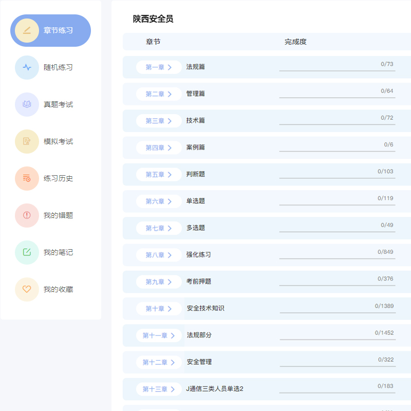 天下姚李陕西省安全员三类人员ABC证建安交通通信考试真题库2024-图1