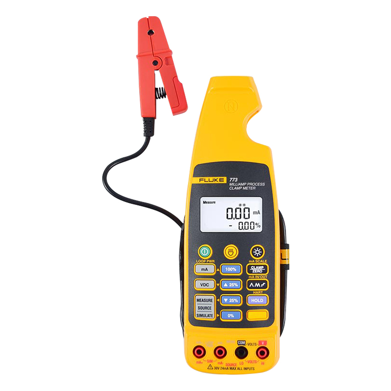 福禄克F771/F772/F773高精度毫安级过程钳形表工业回路校准器-图3