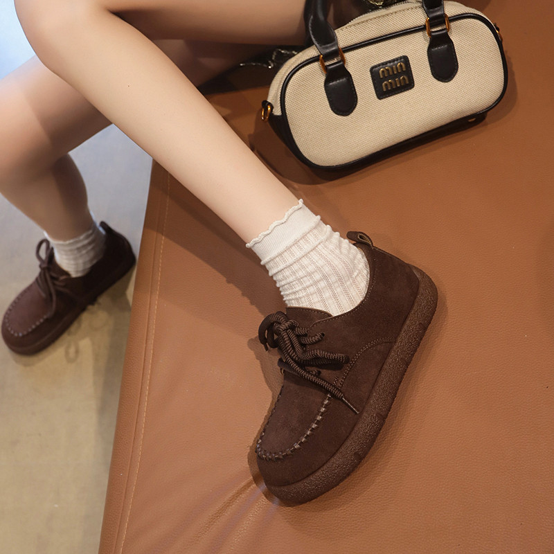 爆款厚底复古全包勃肯鞋女2025新款秋季丑萌休闲乐福鞋豆豆鞋单鞋,淘宝优惠券,粉丝福利购,淘宝优惠卷