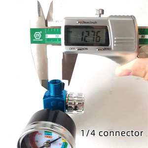 台湾亚洲龙喷枪气压表 空气喷漆枪稳压阀压力表汽车喷漆适用萨塔