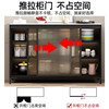 Household simple glass door slate wine cabinet sideboard