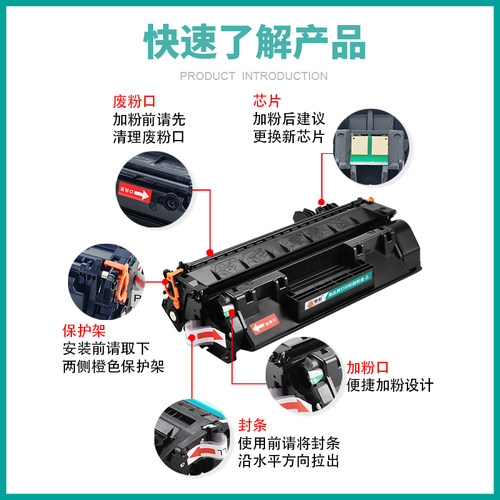 变彩适用佳能CRG319硒鼓LBP6300n 6650 6670 mf6160dw mf5950dw MF5850dn打印机5870 5880粉盒5980晒鼓墨盒 - 图2