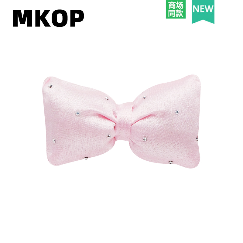Mkop洞洞鞋配饰高级感鞋扣配件钻石粉蝴蝶结鞋花适配Crocs/Cross - 图1