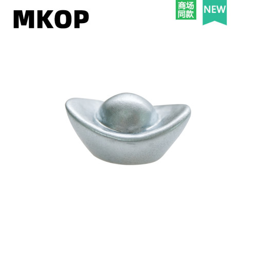 Mkop洞洞鞋配饰diy鞋扣配件立体金银元宝鞋花装饰适配Cross/Crocs - 图1