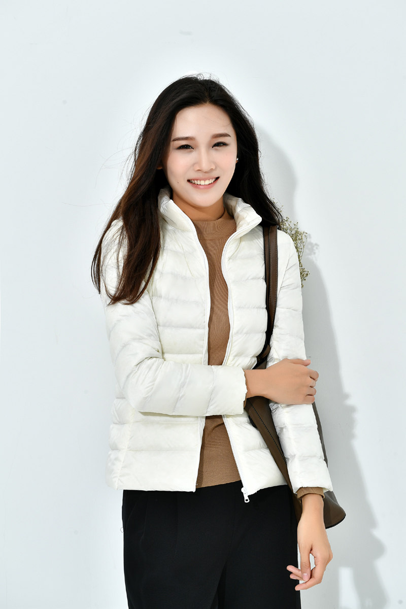 反季清仓秋冬轻薄款立领短款羽绒服 uldsjayk熙佳洺优羽绒服