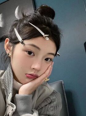 金属发夹女侧边可爱长发无痕碎发大号固定刘海夹发卡韩版学生百搭