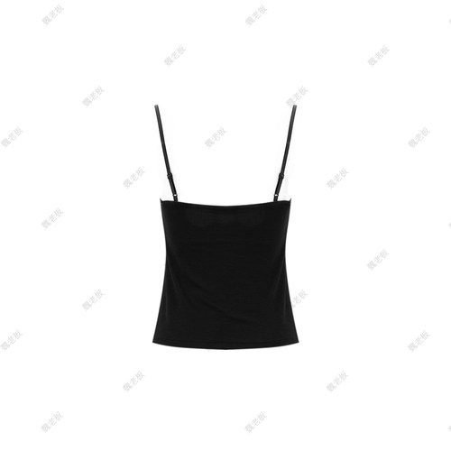 魏老板【辣妹信号】2025夏季蚕丝+莫代尔Bra-in吊带背心0T1312170 - 图1