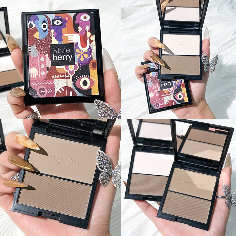 时光日记摩卡双色一体啡调修容盘 姿故寿司帘