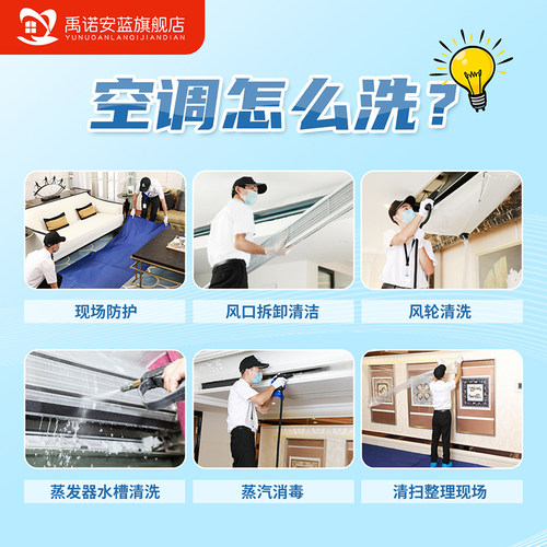 上海中央空调拆风轮干冰清洗消毒除味清除菌除异味安装改造 - 图0