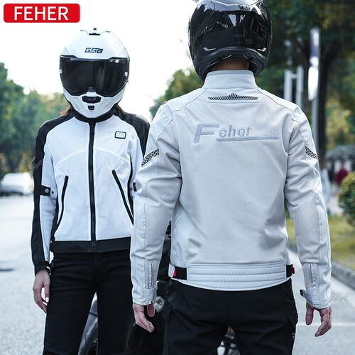 FEHER飞儿摩托车骑行服机车赛车服夏季网眼透气防摔服装备男女 - 图0