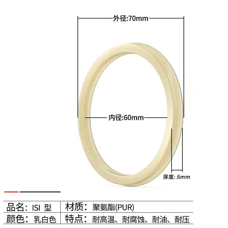 NOK进口油封密封圈ISI 18 20 30 50 60 70*25 40 80 90*5 6 9 12 - 图0