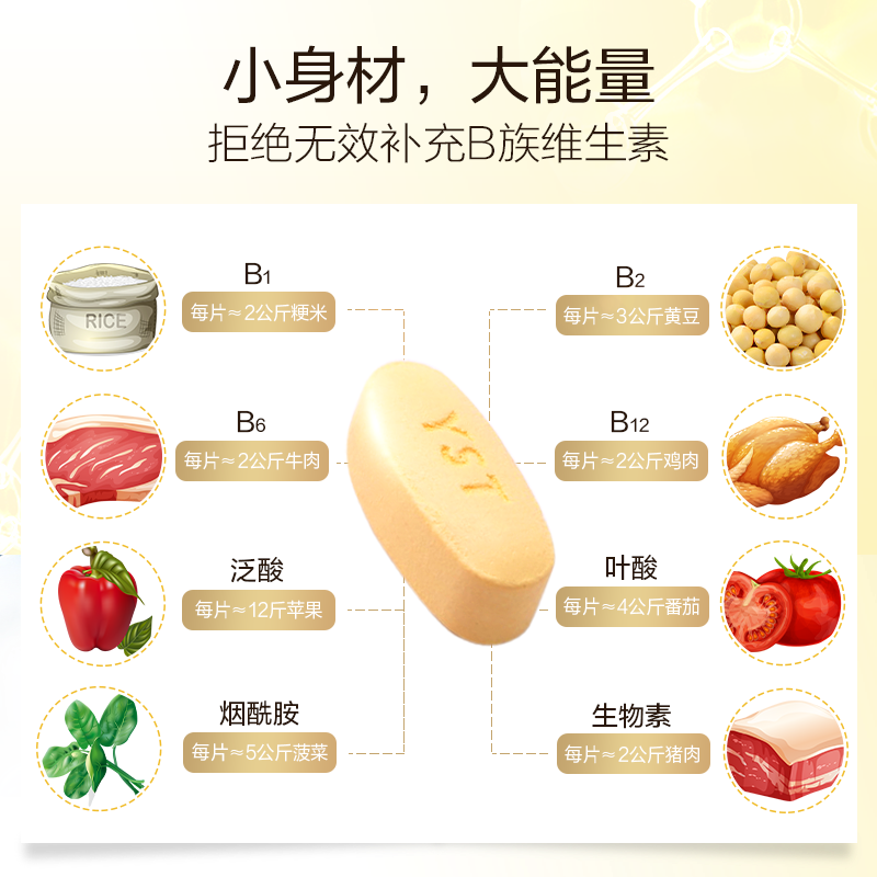 养生堂族片高含量复合多种维生素b 养生堂趣贝维生素/复合维生素