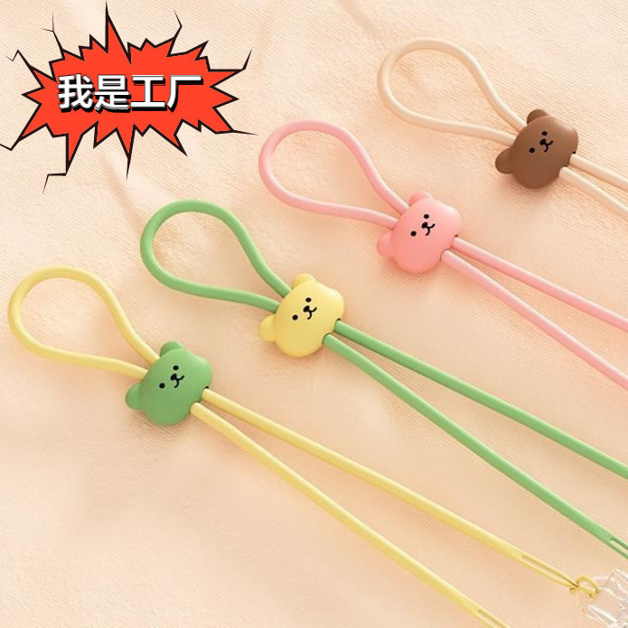 婴童餐巾夹硅胶纸巾夹挂脖餐巾夹成人可用吃饭防脏口水夹嗦粉专用