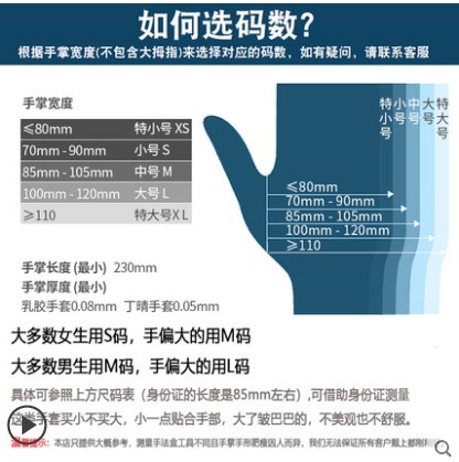 100只英科PVC餐饮食品级手套